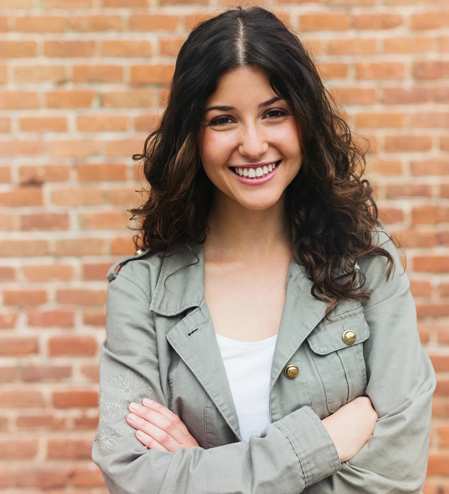 Woman confident in her appearance